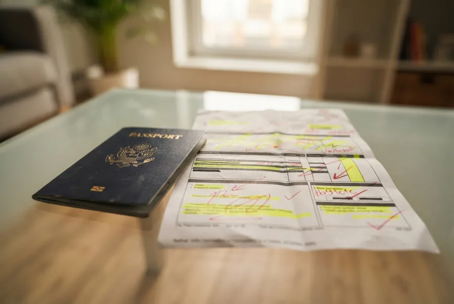 Passeport et facture d'électricité