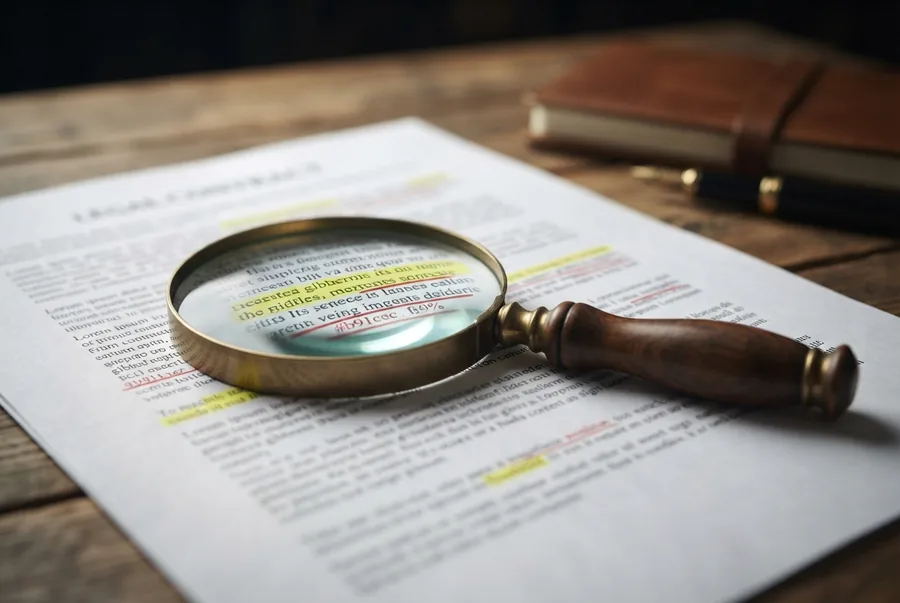 Loupe sur un contrat